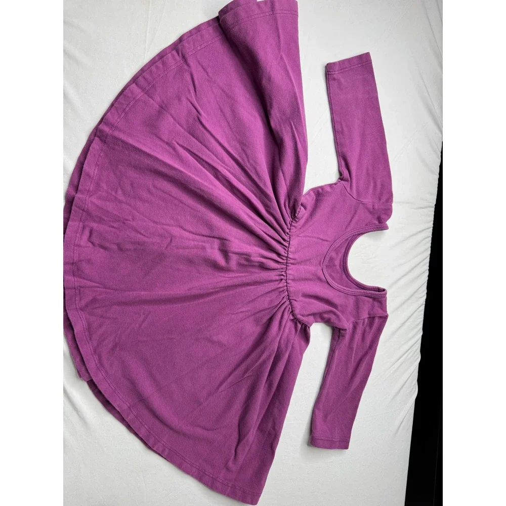 Alice + Ames Girls Purple Long Sleeve Ballet Dress Size 5T Cotton Blend